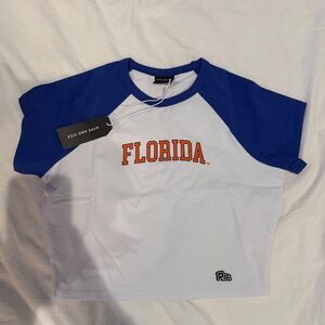 Florida Gators Cropped Raglan Tee – Hype and Vice – Size Small – NWT 💙